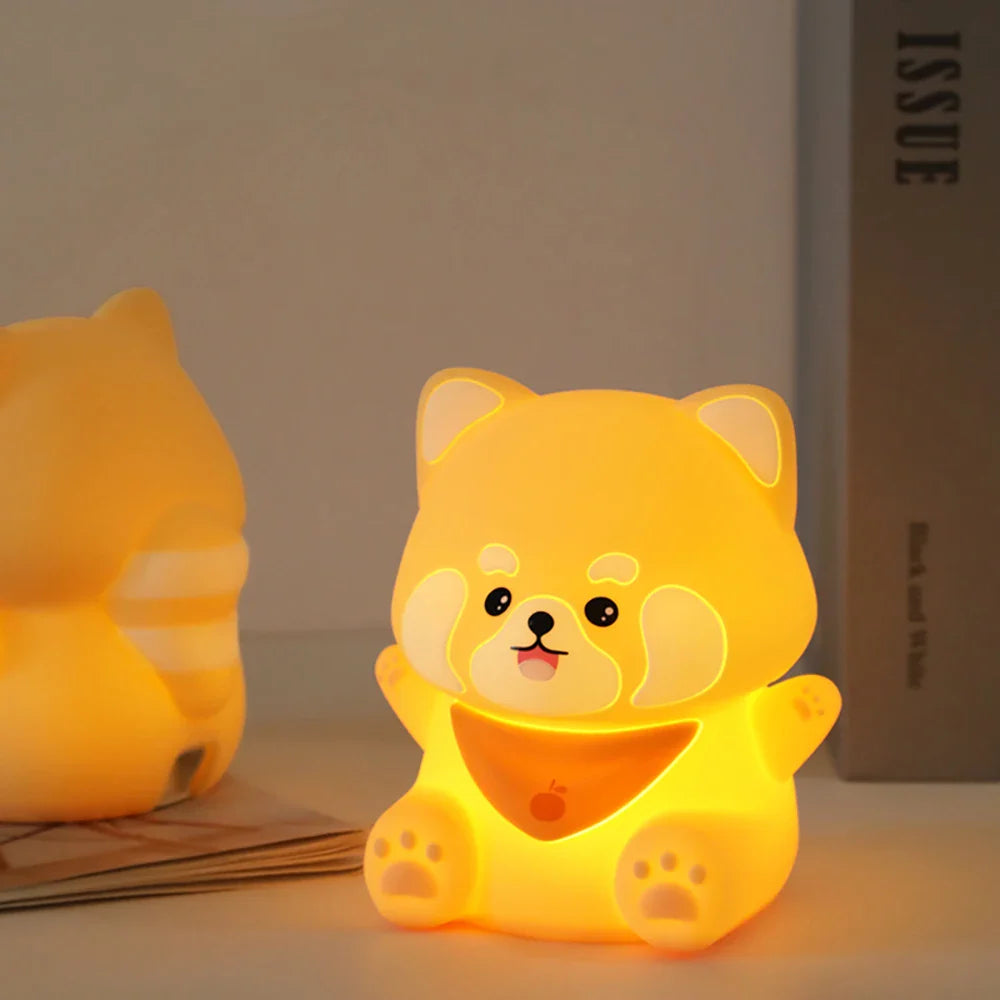 Lovely Red Panda LED Night Light