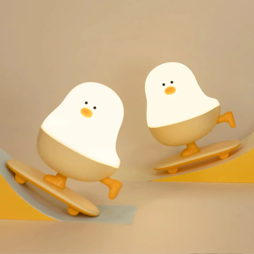 Skateboard Chick LED Night Light