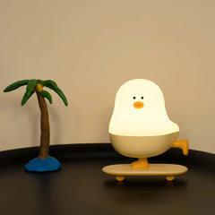 Skateboard Chick LED Night Light