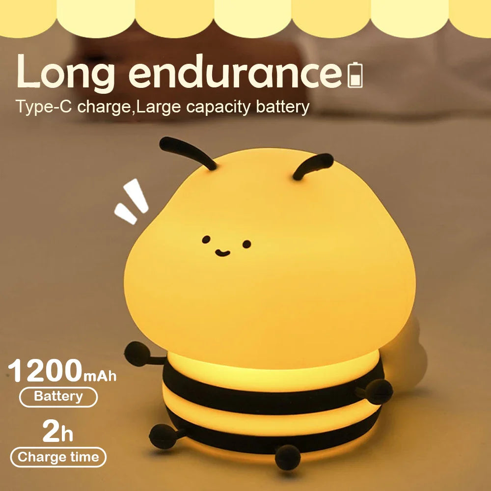 Chubby Cheeks Bee LED Night Light