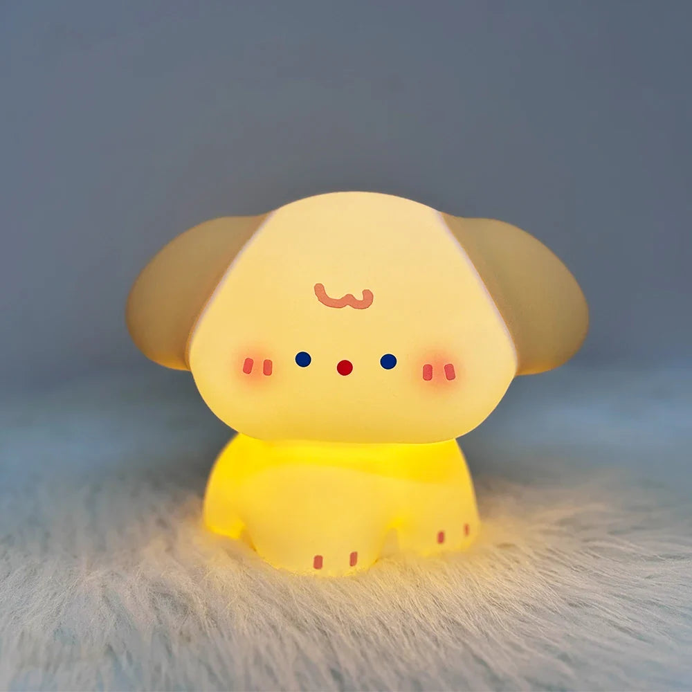 Kawaii Dog Friends LED Night Light