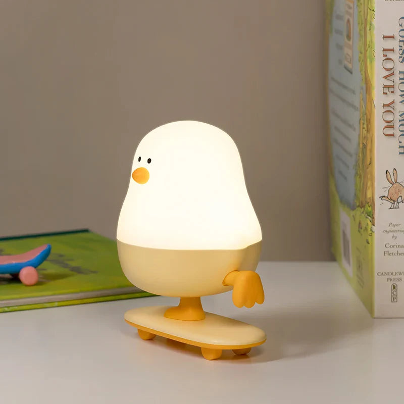 Skateboard Chick LED Night Light