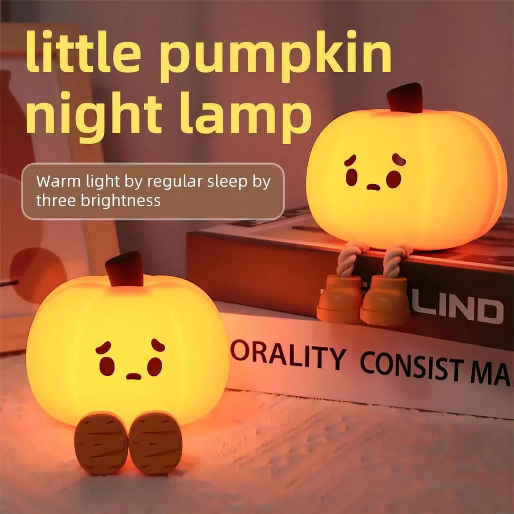 Cute Halloween Pumpkin LED Night Light