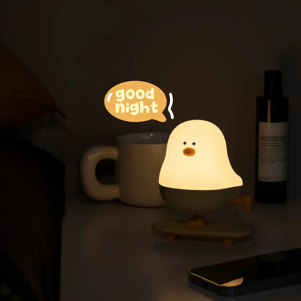 Skateboard Chick LED Night Light