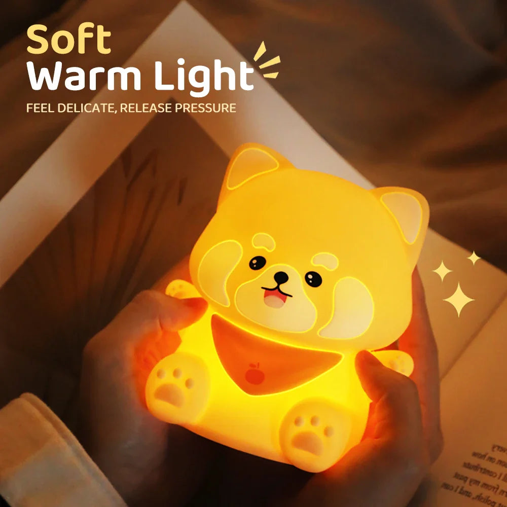 Lovely Red Panda LED Night Light