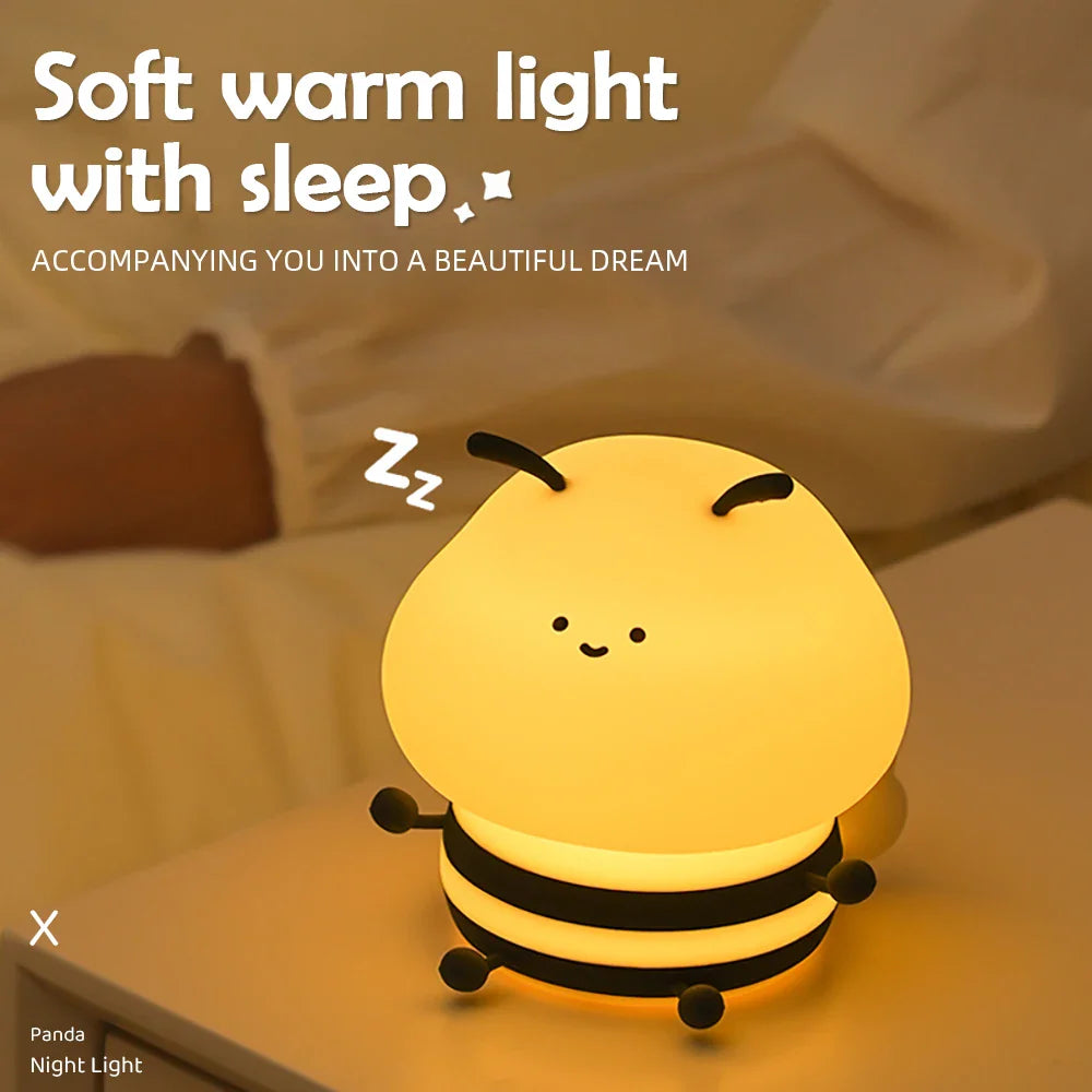 Chubby Cheeks Bee LED Night Light