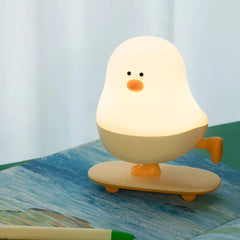 Skateboard Chick LED Night Light