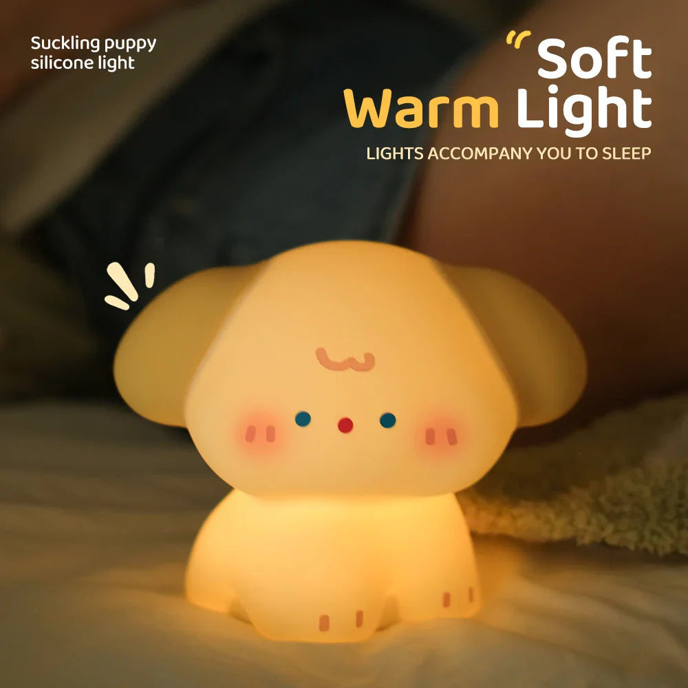 Kawaii Dog Friends LED Night Light