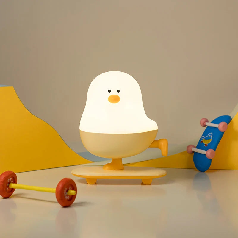 Skateboard Chick LED Night Light