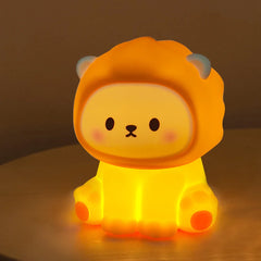 Kawaii Lion LED Night Light