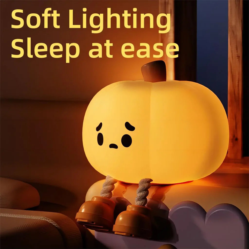 Cute Halloween Pumpkin LED Night Light