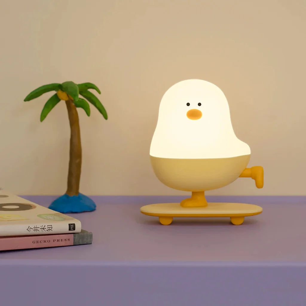 Skateboard Chick LED Night Light