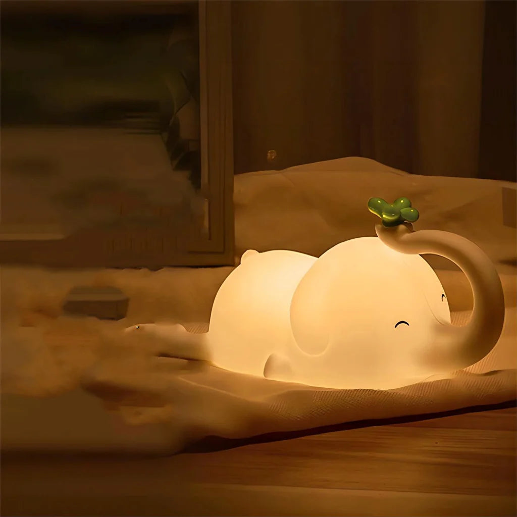 Cute Baby Elephant LED Night Light