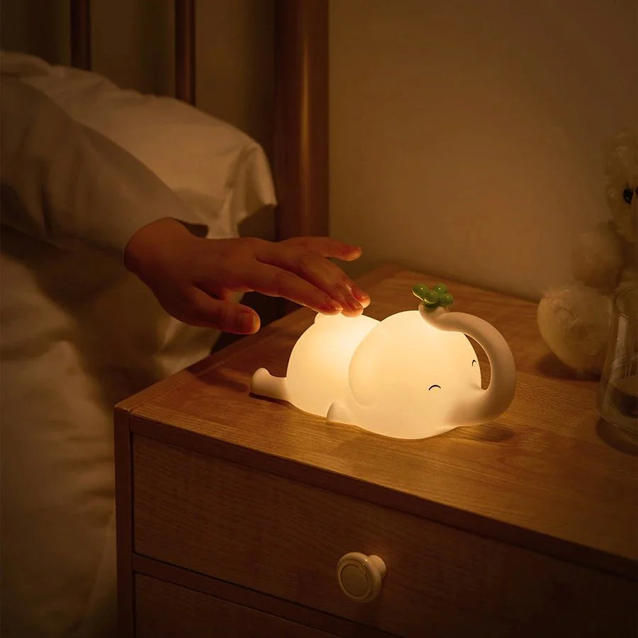 Cute Baby Elephant LED Night Light