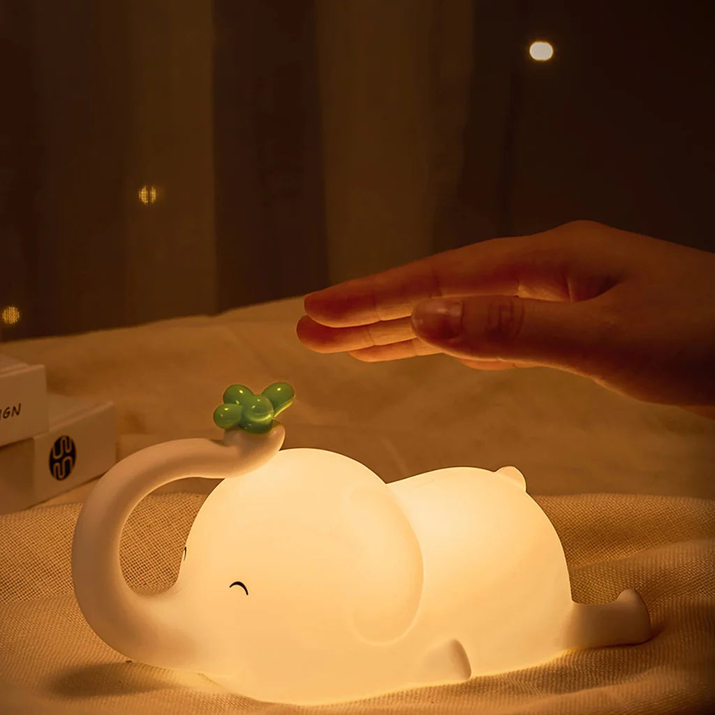 Cute Baby Elephant LED Night Light