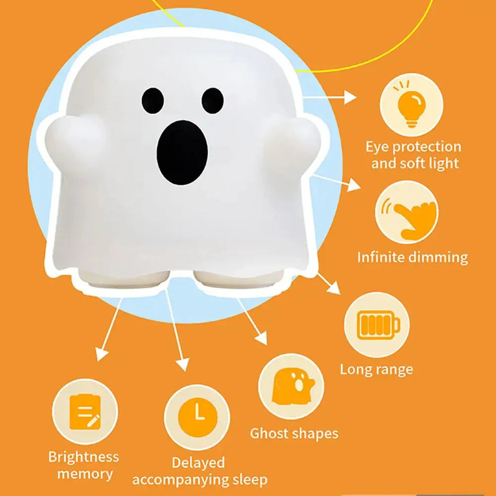 Happy Ghost LED Night Light