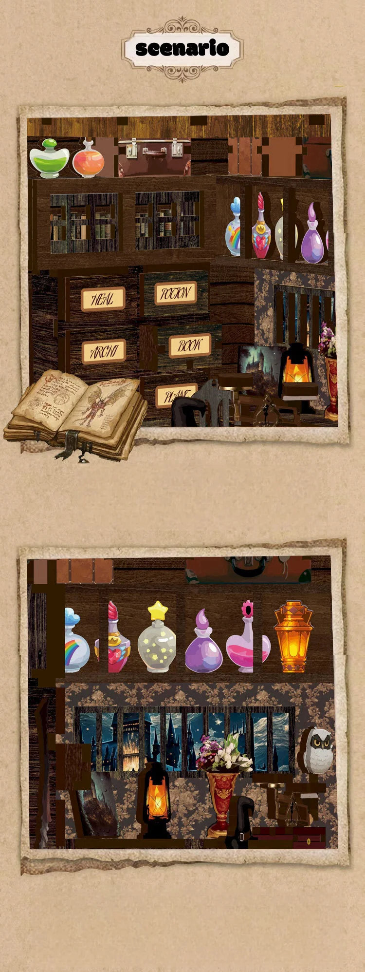 3D Magic book store